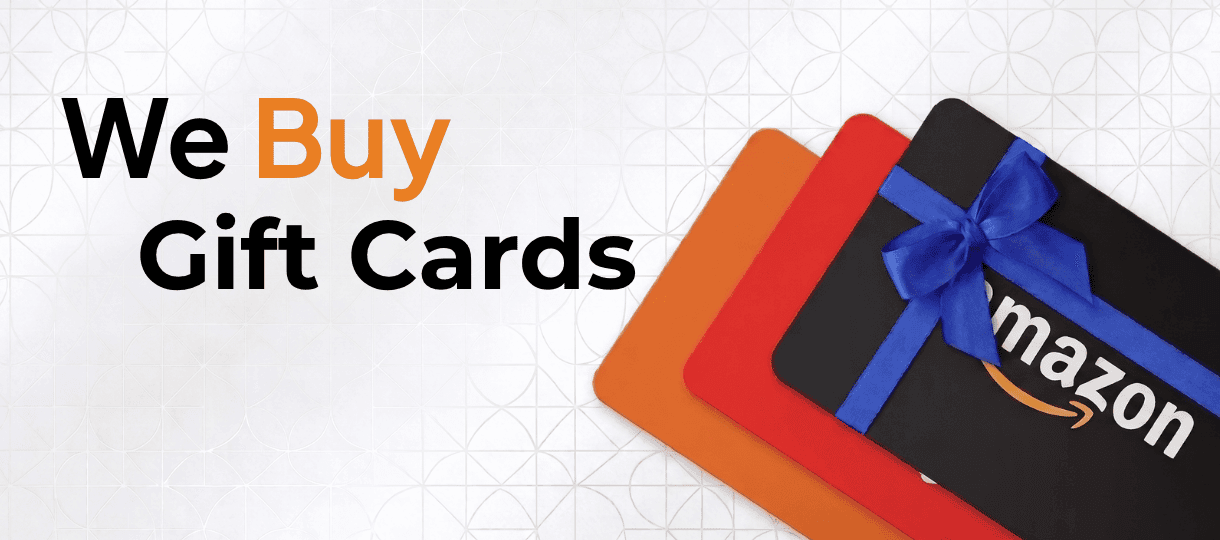 We buy gift cards at Quick Cellphone Repair