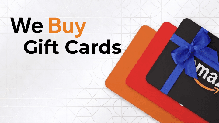 We buy gift cards at Quick Cellphone Repair